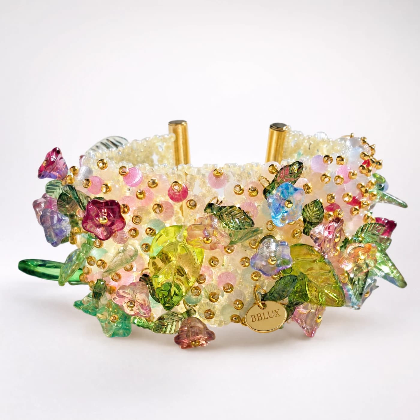 Flora – Handmade Floral Crystal Bracelet